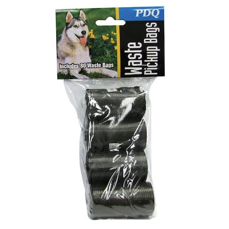 Dog Waste Bags Blk 80Pk